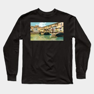 The Ponte Vecchio in Florence, Italy Long Sleeve T-Shirt